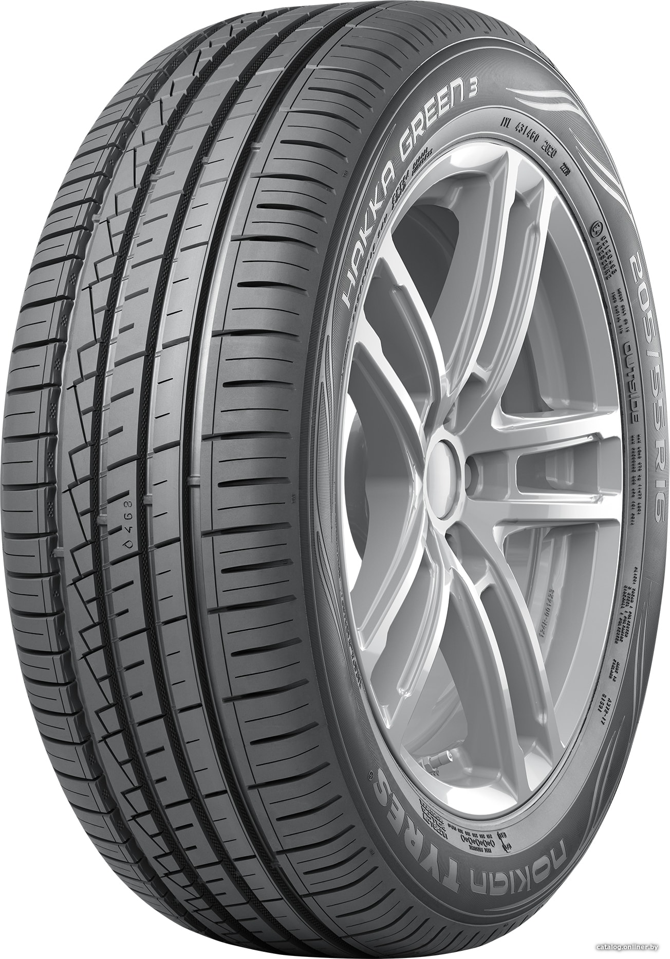 Автомобильные шины Nokian Tyres Hakka Green 3 215/55R18 99V в Могилеве  купить за рублей в рассрочку